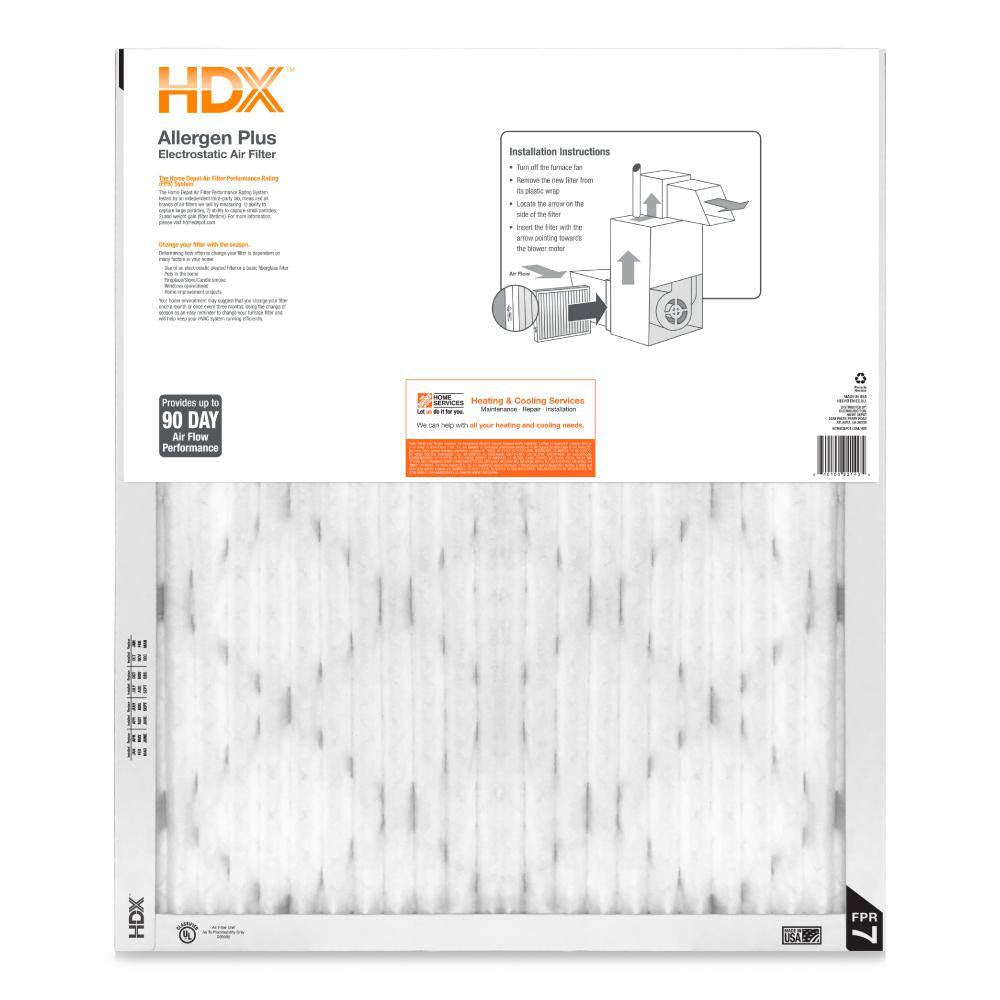 18 In. X 18 In. X 1 In. Premium Pleated Air Filter FPR 10, MERV 12