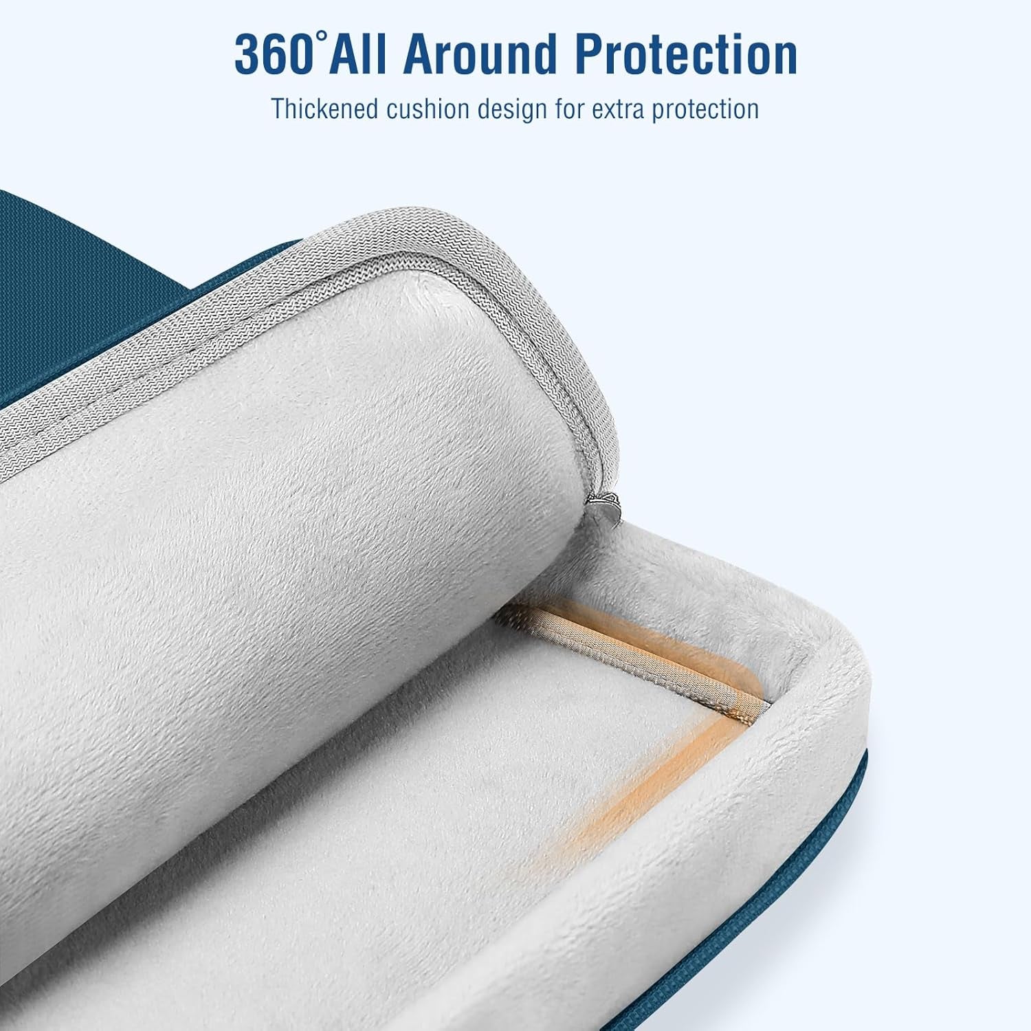 360 Protective Laptop Shoulder Bag Compatible with Macbook Pro 16 Inch 2021 2022 M1 A2485/2019-2020 A2141/Pro 15 A1398, 15-15.6 Inch Notebook, Matching Color Sleeve with Belt, Hunter Green